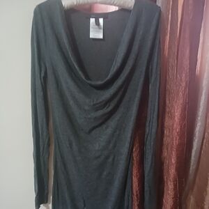 BCBG MAXAZRIA DRAP NECK DRESS